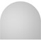 Ekena Millwork Round Top Surface Mount PVC Gable Vent: Non-Functional, w/ 3-1/2"W x 1"P Standard Frame, 32"W x 30"H GVPRT32X3001SN - alternate 4